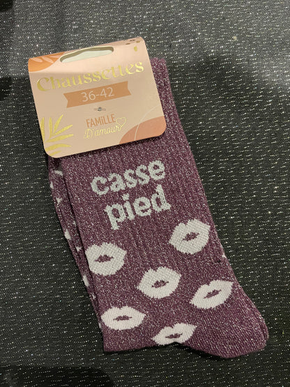 Chaussettes à paillettes