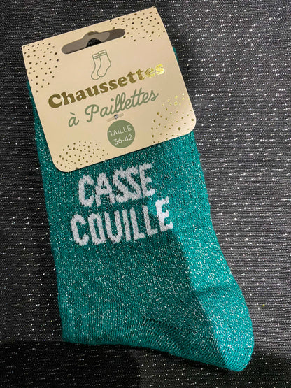 Chaussettes à paillettes