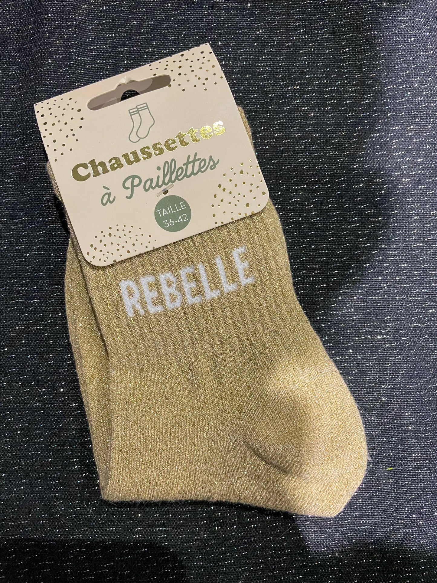 Chaussettes à paillettes