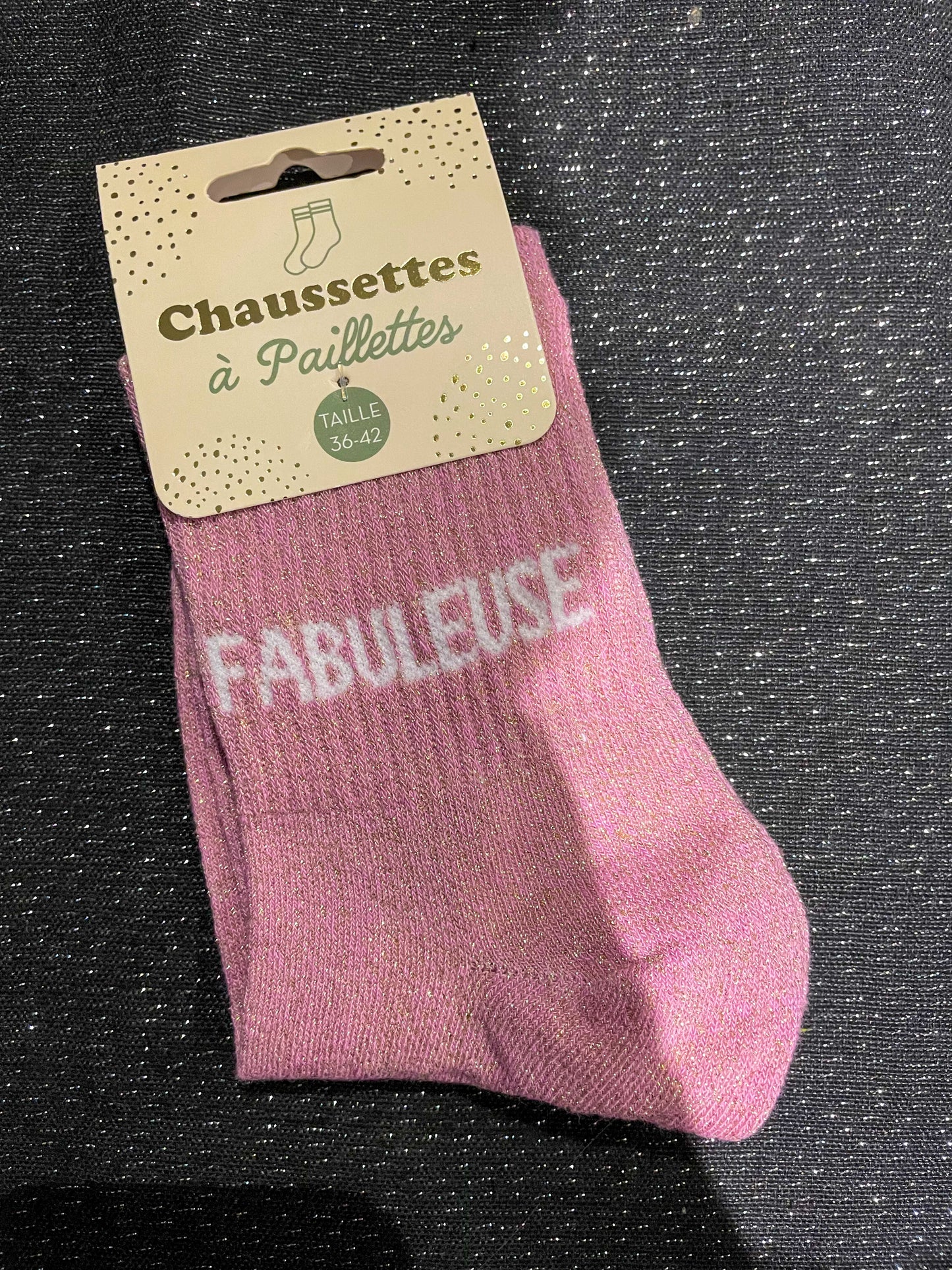 Chaussettes à paillettes