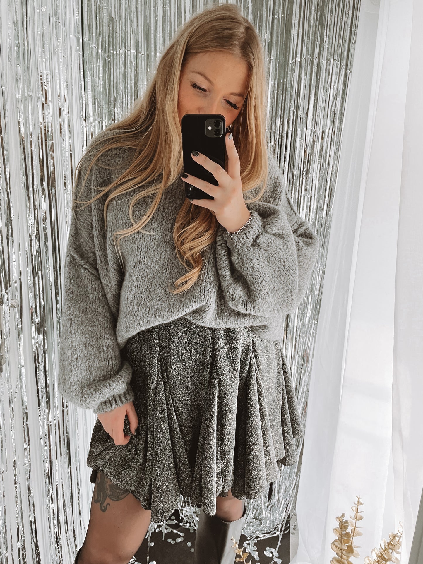 Pull fluffy oversize - Gris