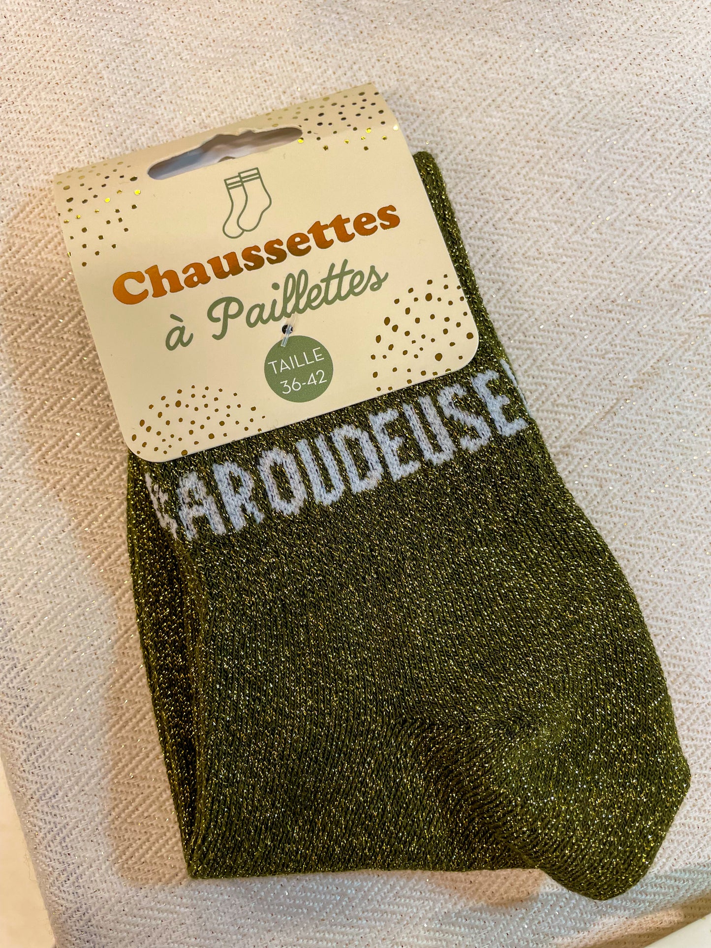 Chaussettes à paillettes