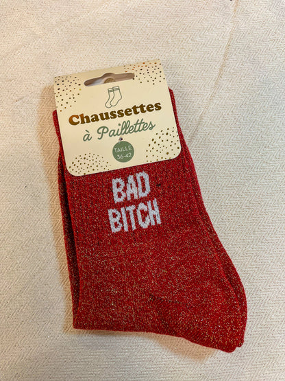 Chaussettes à paillettes