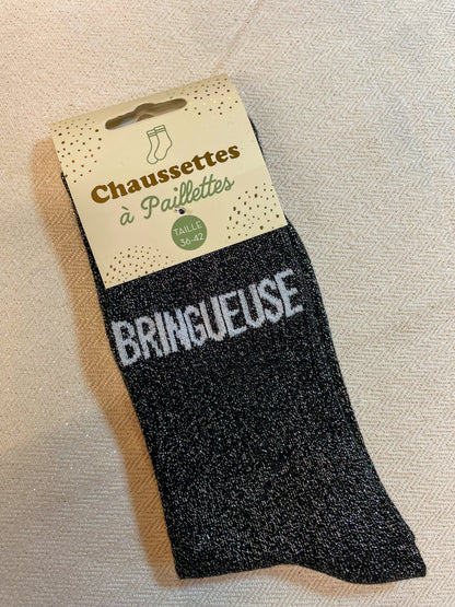 Chaussettes à paillettes