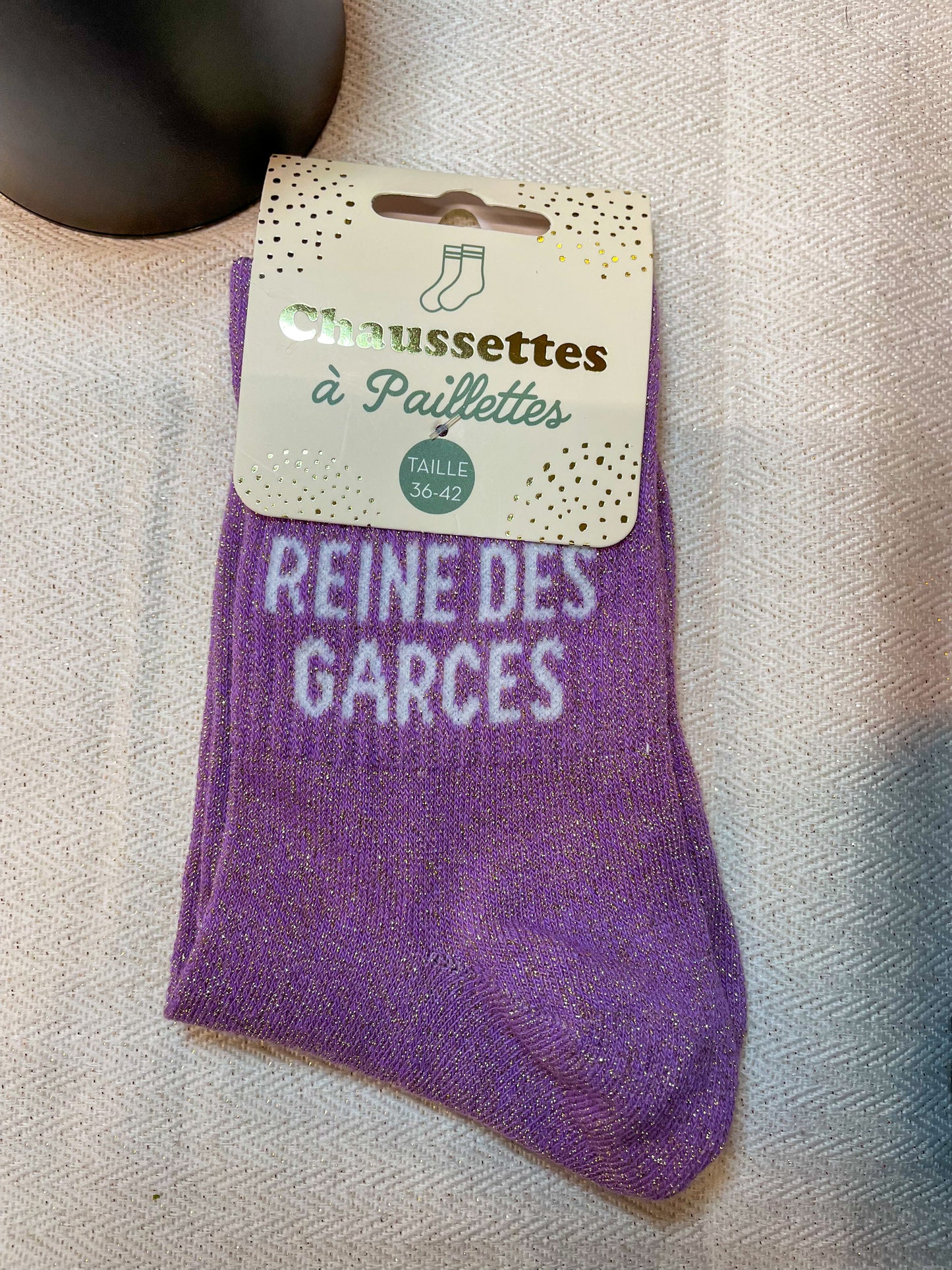 Chaussettes à paillettes